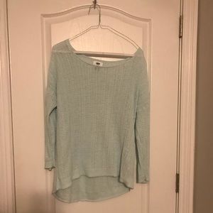 Old Navy Hi Lo Open Knit Sweater Size Large